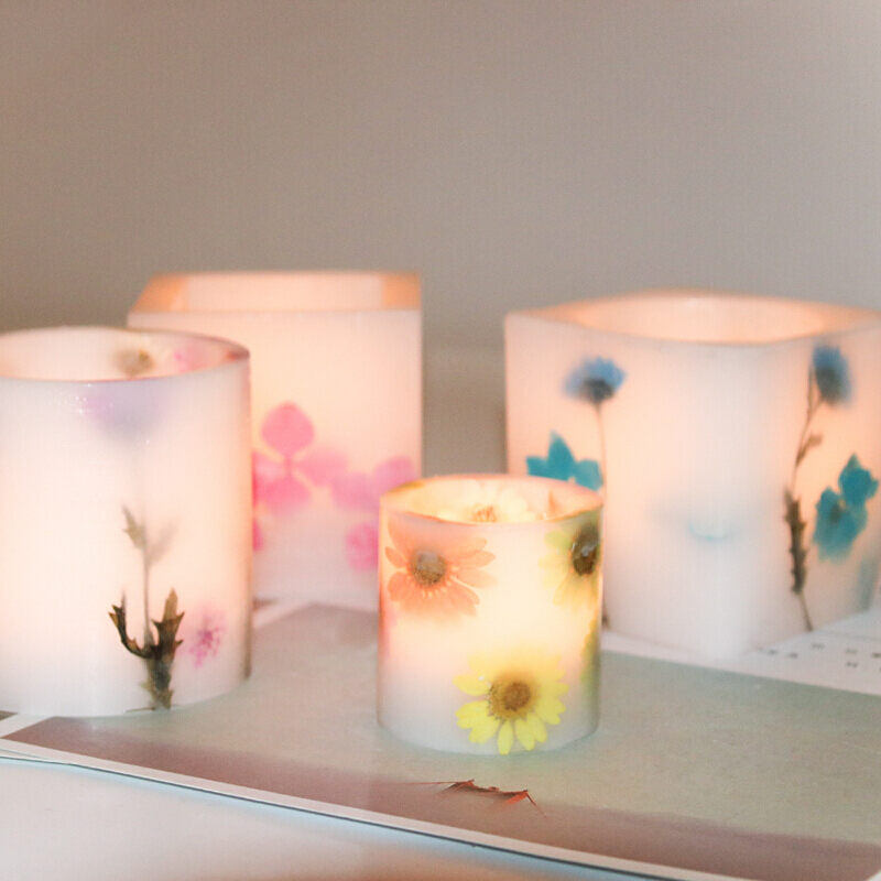 Candle Holder Set - يندبروف كوب شمع قالب أكريليك حامل