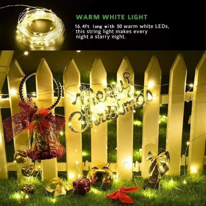 Outdoor Lighting Wedding Decor - قطعة واحدة من أضواء السلسلة الشمسية