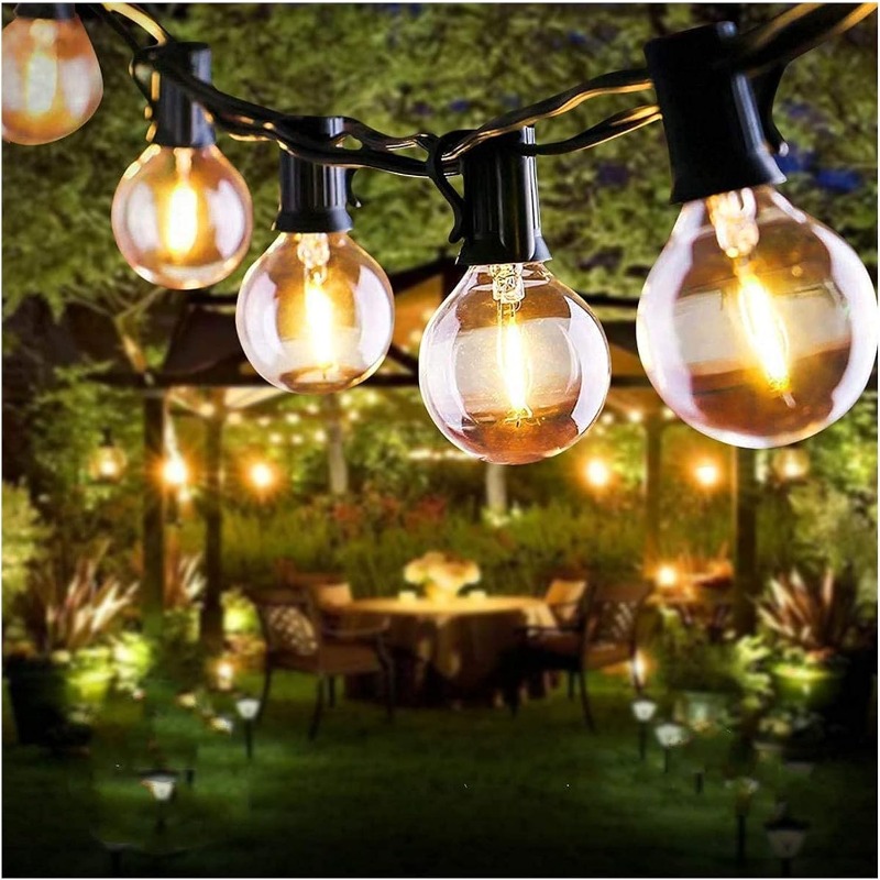 Outdoor Lighting Wedding Decor - سلسلة إضاءة LED خارجية بطول 64