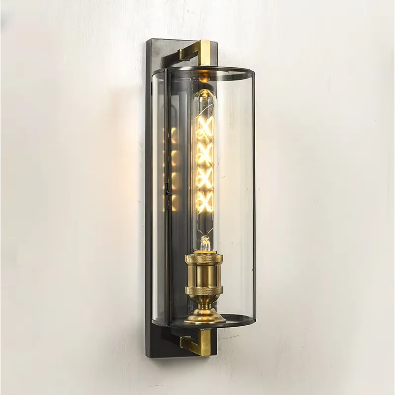 Home Lighting And Decor - مصابيح معلقة LED أسطوانية ذهبية عصرية،