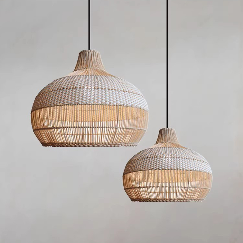 Japanese Lighting Decor - مصباح معلق ياباني بأسلوب وابي سابي