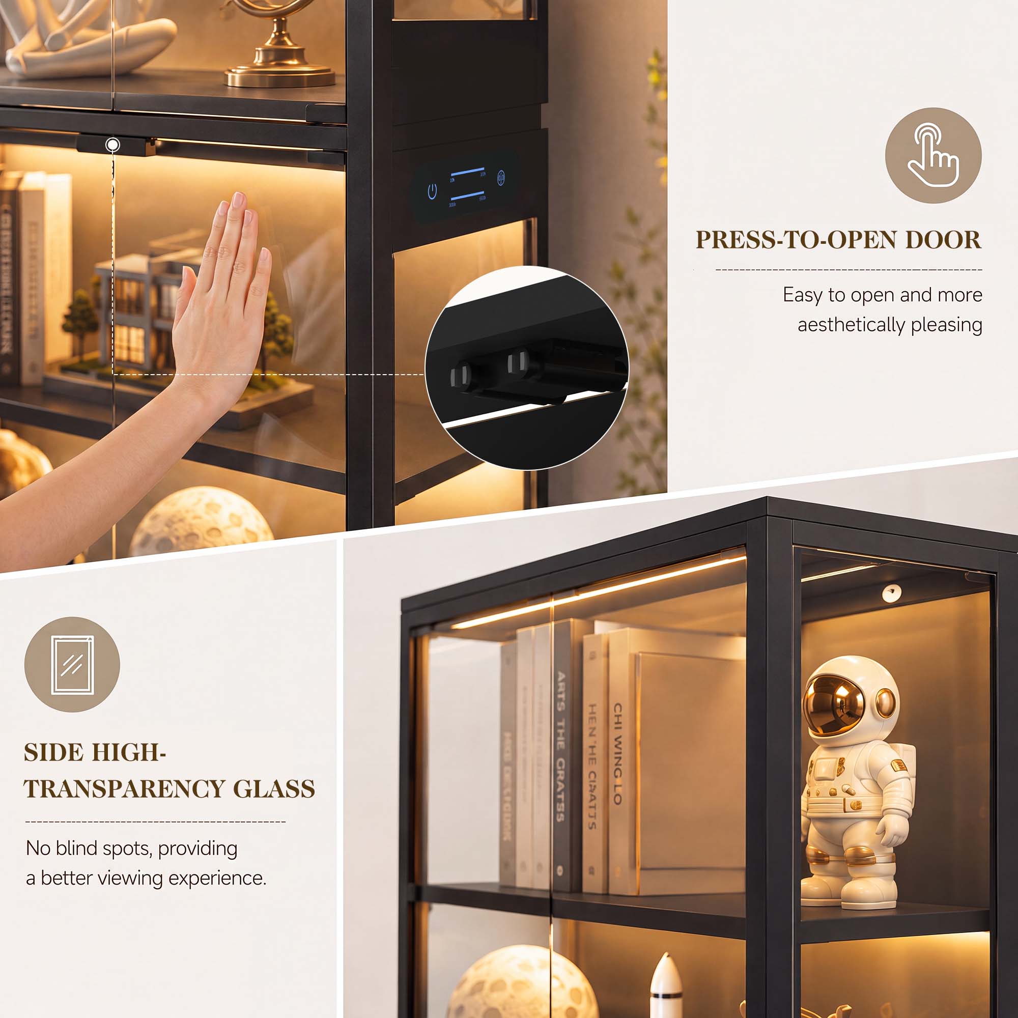 خزانة عرض TCGBKAF ذات 5 طبقات  - مراجعة Home Lighting And Decor وسعره
