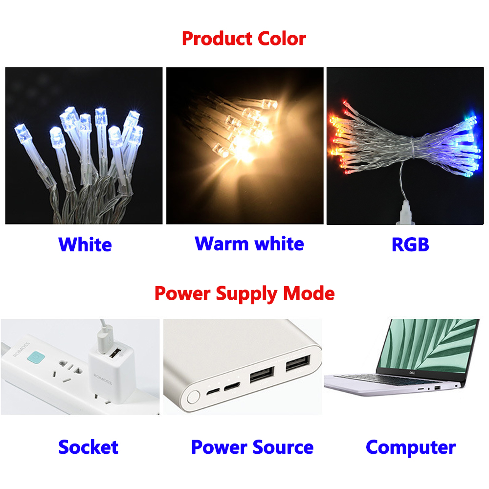 سلسلة إضاءة USB لتقوم بها بنفس - مراجعة Lighting Decor Company وسعره