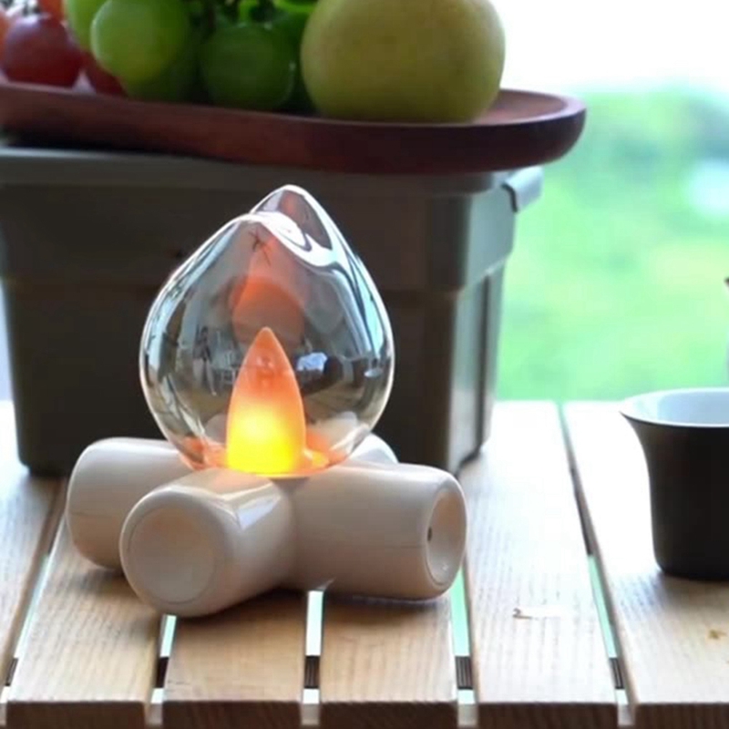 مصباح LED بتأثير اللهب والنار، - مراجعة Lighting Effect Home Decor وسعره