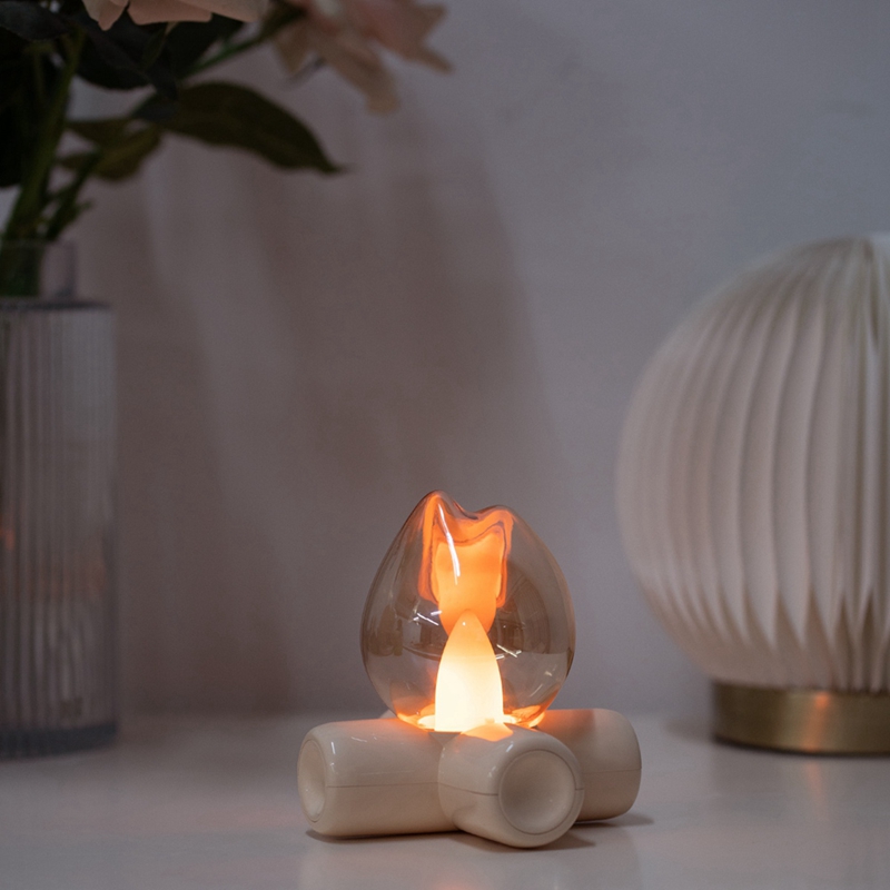 مصباح LED بتأثير اللهب والنار، - مراجعة Lighting Effect Home Decor وسعره
