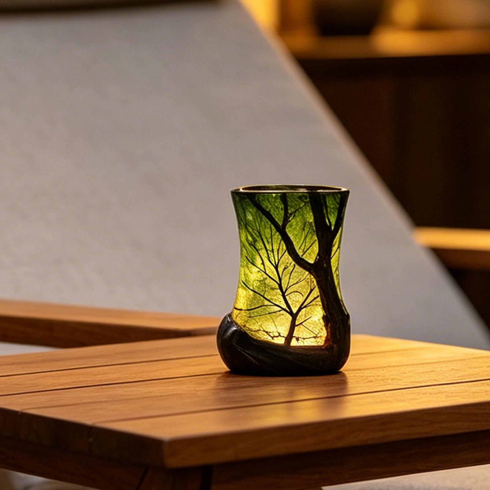مصباح طاولة جانبي على شكل غابة - مراجعة Home Lighting And Decor وسعره