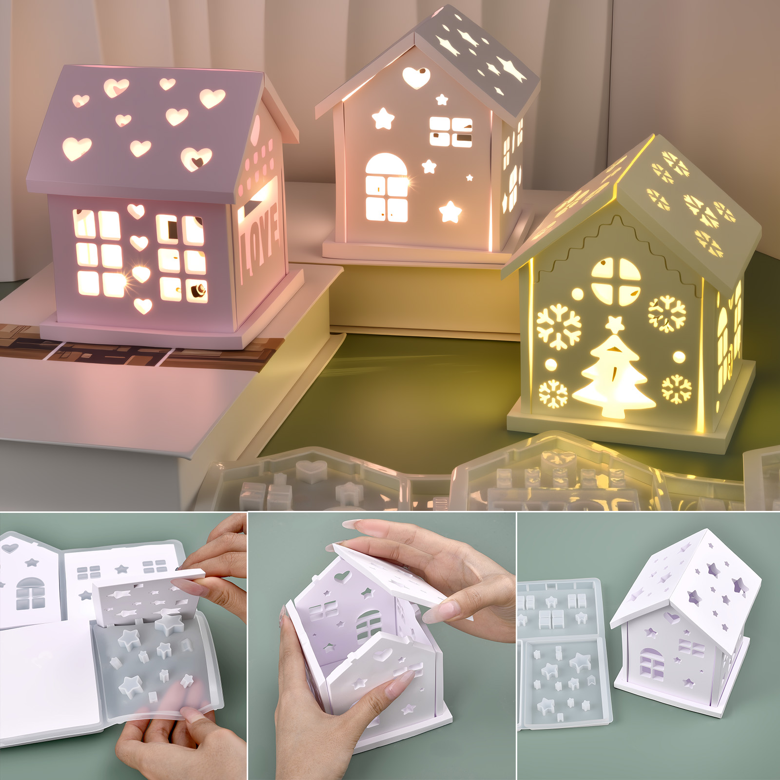 ثلاثية الأبعاد منزل قالب من ال - مراجعة Candle Holder Set وسعره