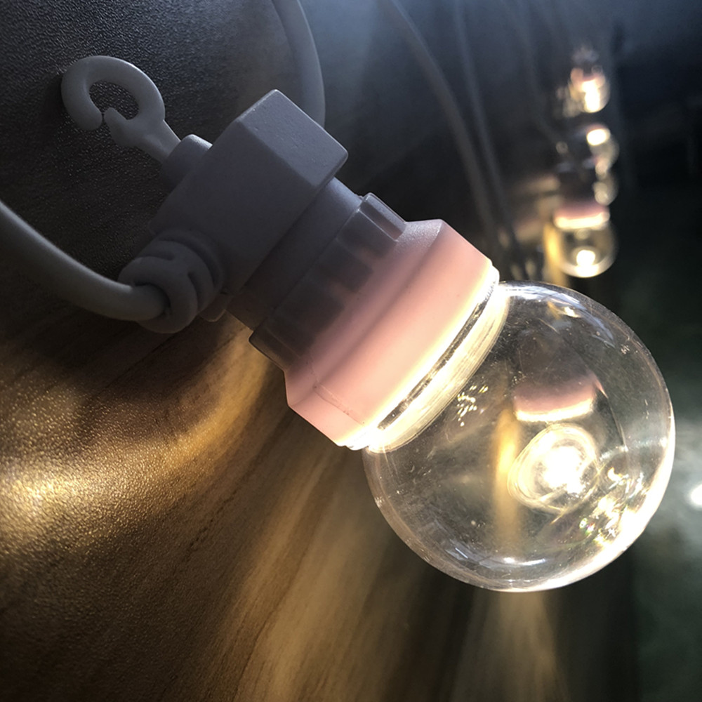 IP65 G50 الأبيض كابل حليبي الك - مراجعة Outdoor Lighting Wedding Decor وسعره