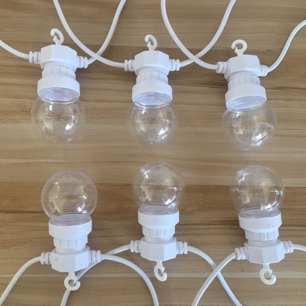 IP65 G50 الأبيض كابل حليبي الك - مراجعة Outdoor Lighting Wedding Decor وسعره