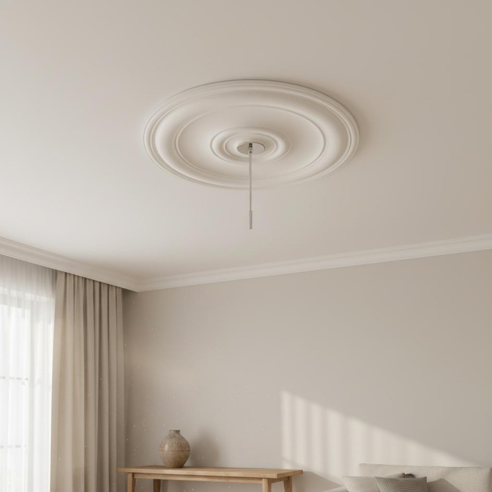 زخرفة سقف دائرية بتصميم أوروبي - مراجعة Lightings Decoration وسعره