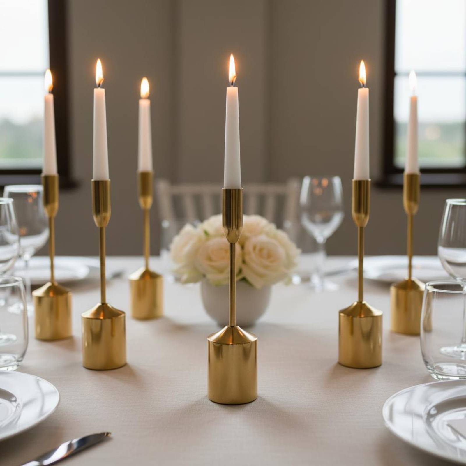 طقم حاملات شموع معدنية أنيقة ذ - مراجعة Candle Holder Set وسعره