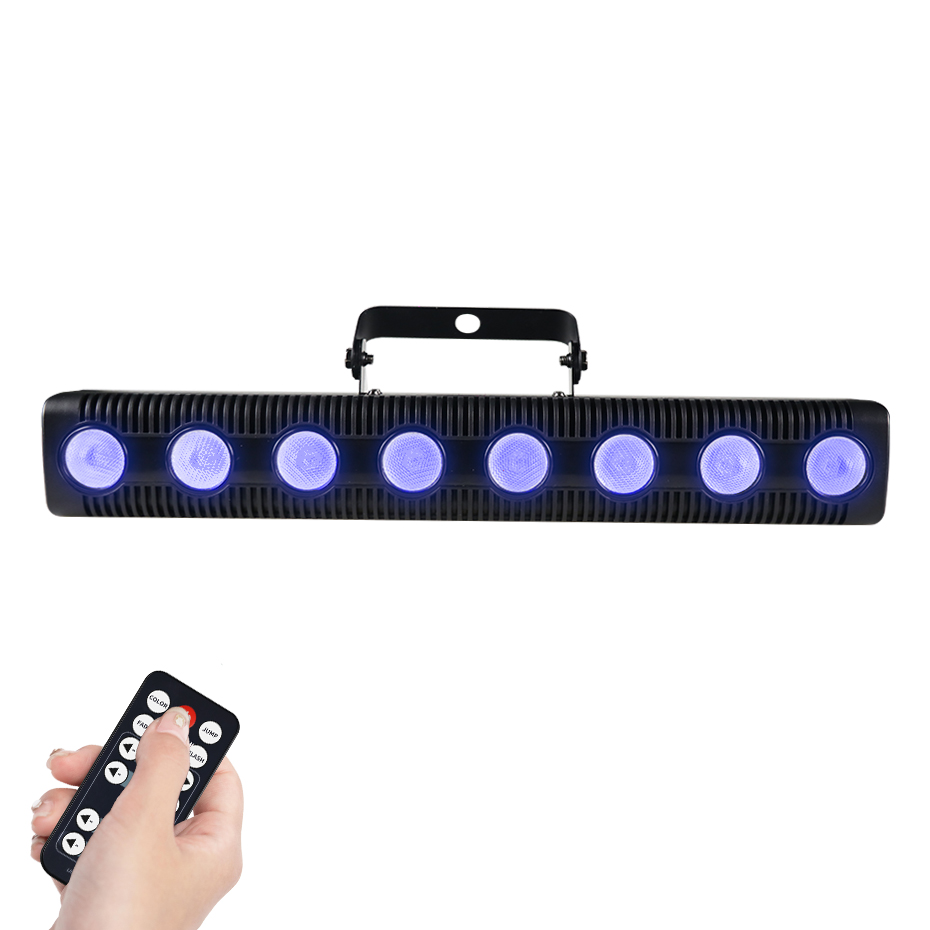 الغريبة 8 LED RGBW 4IN1 DMX ال - مراجعة Lighting Effect Home Decor وسعره