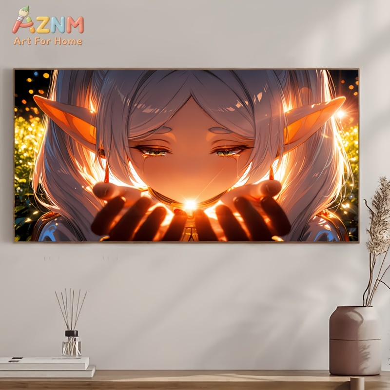 لوحة فنية جدارية من قماش الأني - مراجعة Lighting Decor And Beyond وسعره