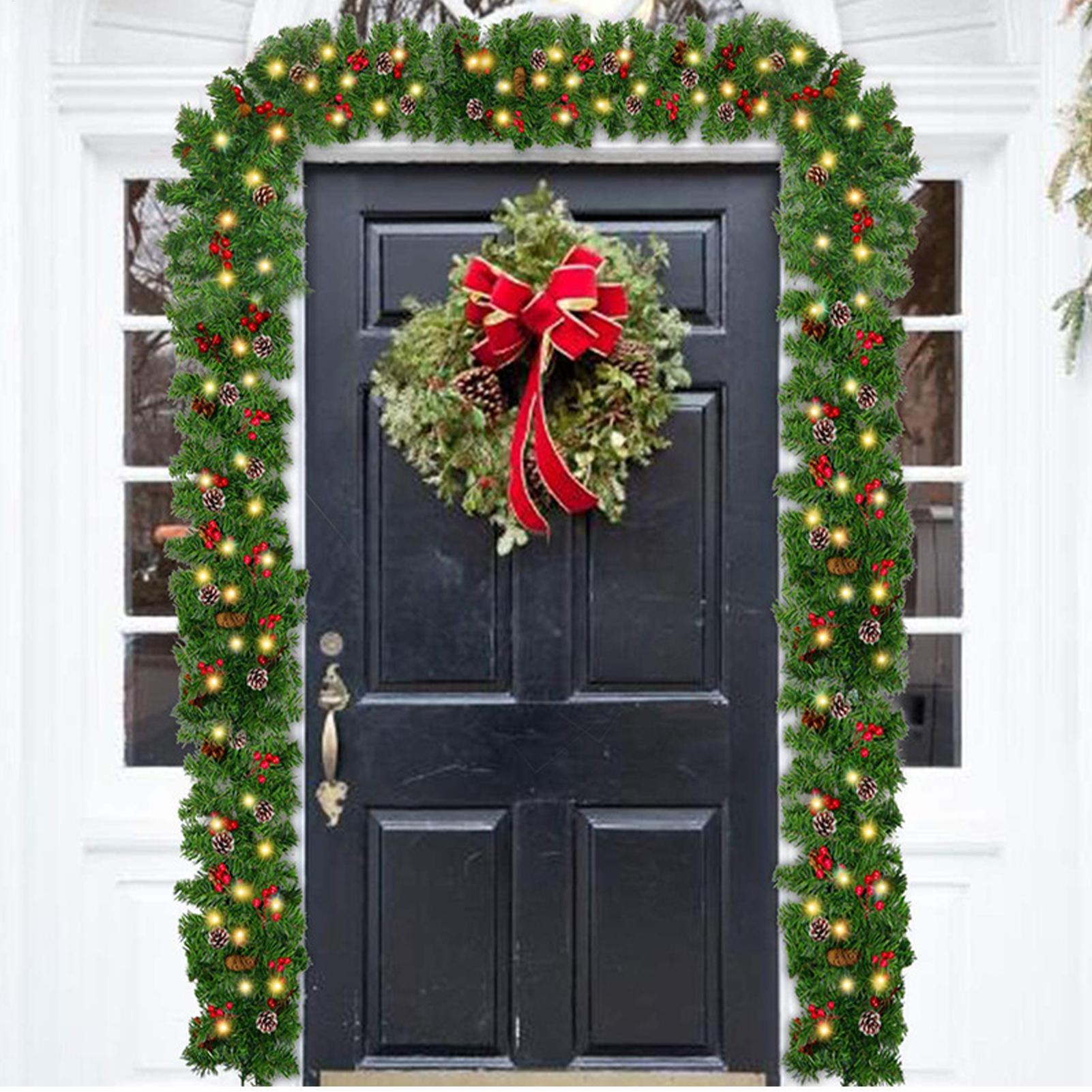 إكليل عيد الميلاد المضاء المقا - مراجعة Lighting Decor Company وسعره