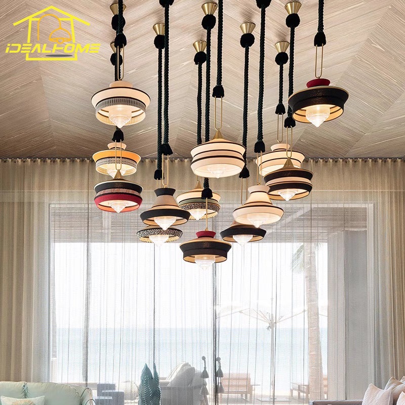 مصابيح معلقة يابانية بسيطة بتص - مراجعة Japanese Lighting Decor وسعره