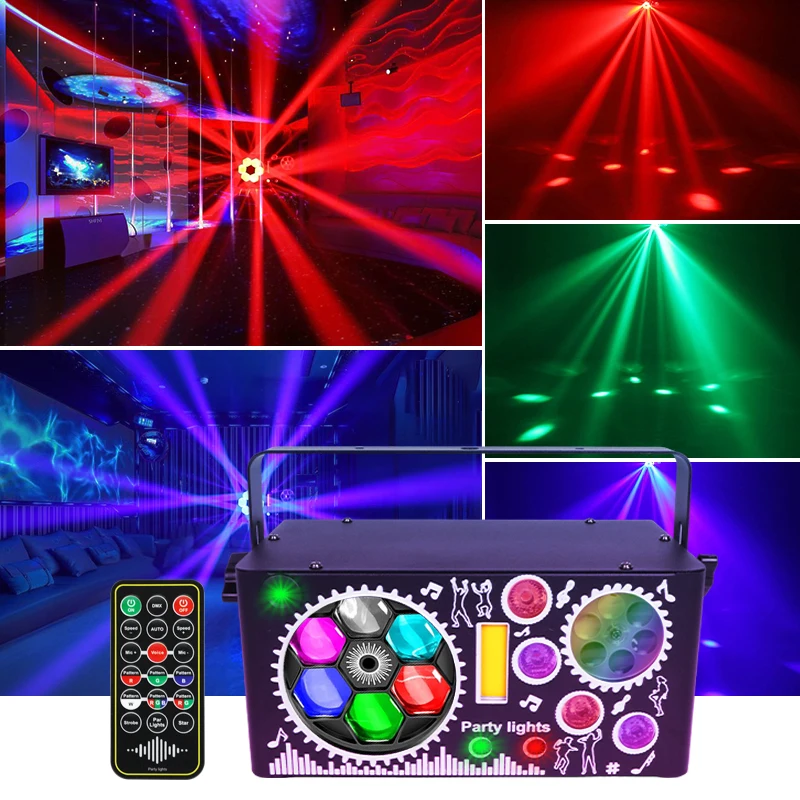 LED الليزر الإسقاط المرحلة الإ - مراجعة Lighting Effect Home Decor وسعره