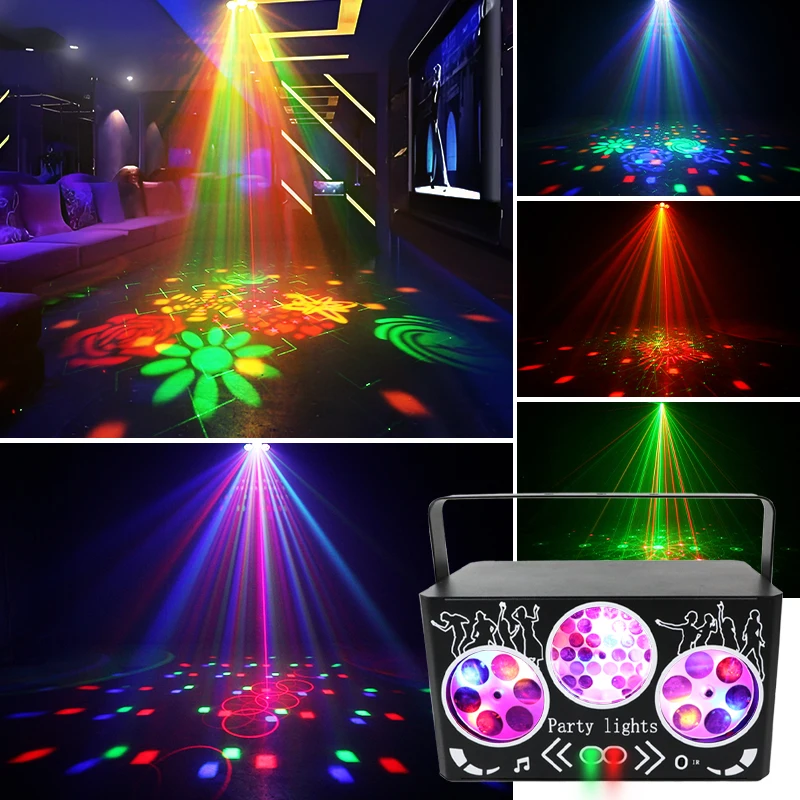 LED الليزر الإسقاط المرحلة الإ - مراجعة Lighting Effect Home Decor وسعره