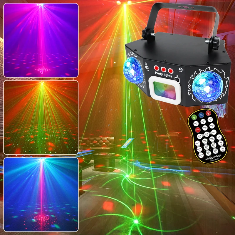 LED الليزر الإسقاط المرحلة الإ - مراجعة Lighting Effect Home Decor وسعره
