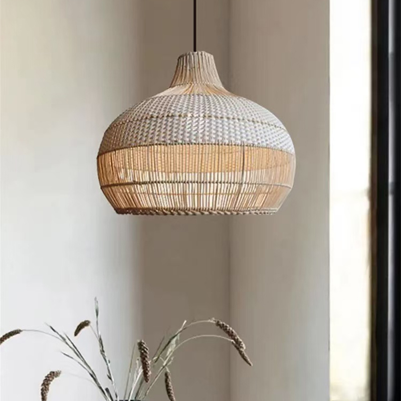 مصباح معلق ياباني بأسلوب وابي  - مراجعة Japanese Lighting Decor وسعره