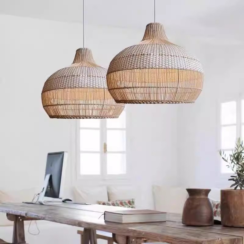 مصباح معلق ياباني بأسلوب وابي  - مراجعة Japanese Lighting Decor وسعره