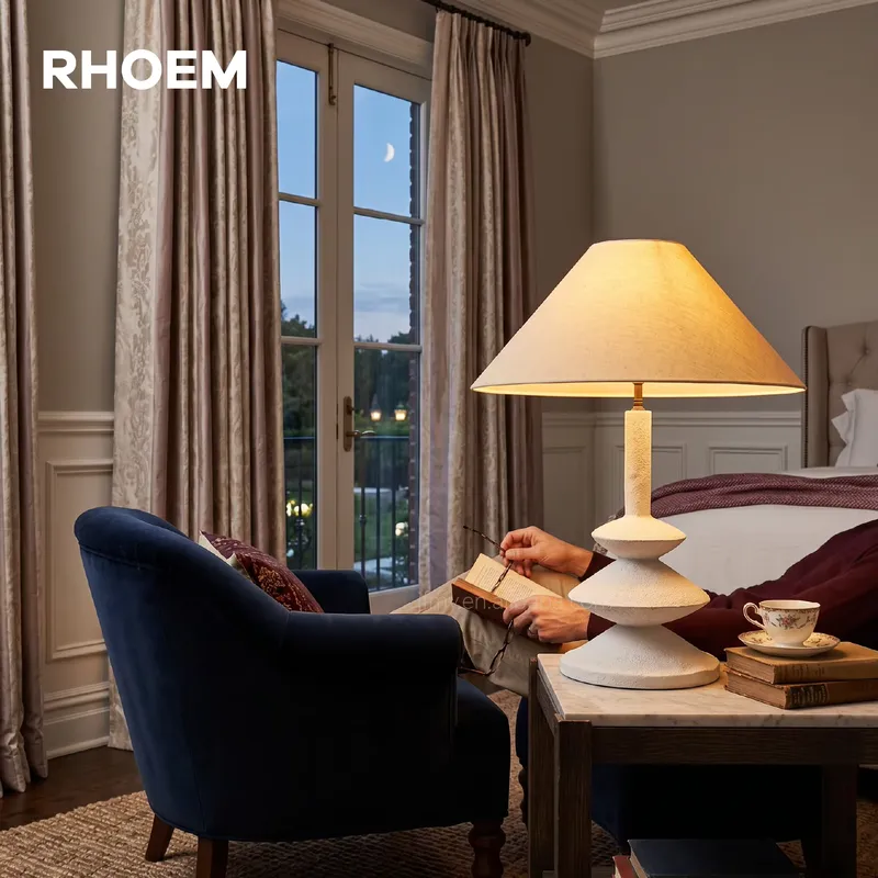 مصباح طاولة بيسارو من RHOEM لل - مراجعة Home Lighting And Decor وسعره