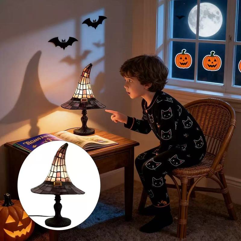 مصباح طاولة على شكل قبعة ساحرة - مراجعة Lighting Home Decor Items وسعره