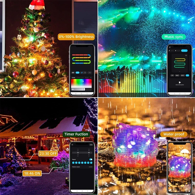 سلسلة أضواء LED قابلة للتحكم ا - مراجعة Decor Lighting Address وسعره