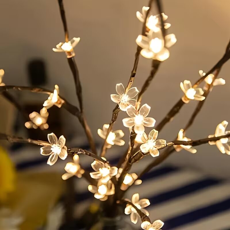 1/2 قطعة إضاءة على شكل فروع شج - مراجعة Home Lighting And Decor وسعره