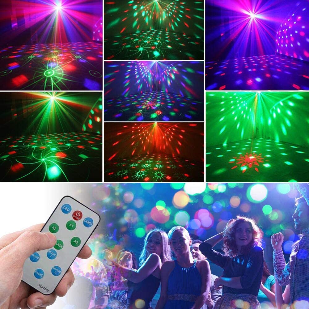 ديسكو الكرة ضوء ليزر ضوئي ، إض - مراجعة Lighting Effect Home Decor وسعره