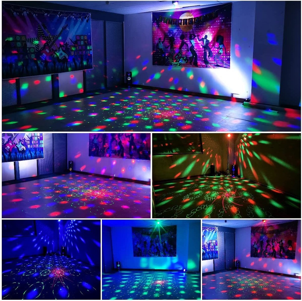 ديسكو الكرة ضوء ليزر ضوئي ، إض - مراجعة Lighting Effect Home Decor وسعره