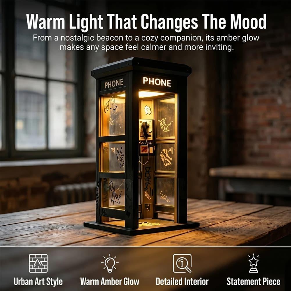 مصباح طاولة على شكل كشك هاتف ل - مراجعة Home Lighting And Decor وسعره