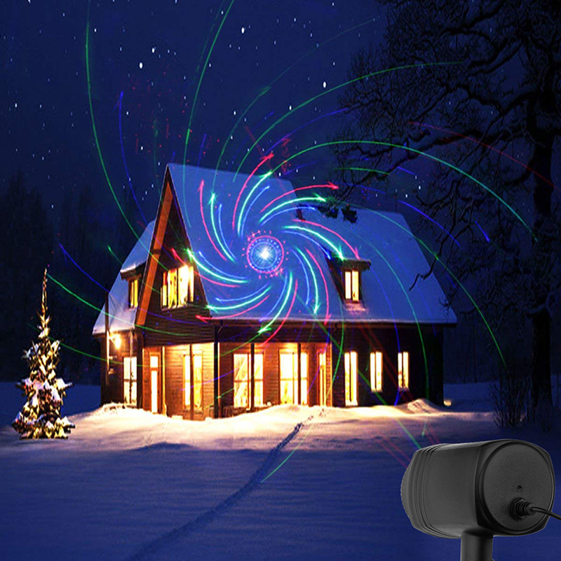 20 أنماط أضواء إسقاط الفناء RG - مراجعة Lighting Effect Home Decor وسعره